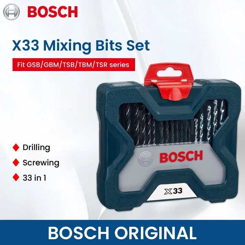 Power Tools Set - Bosch X33 Matkap Ucu Tornavida Ucu