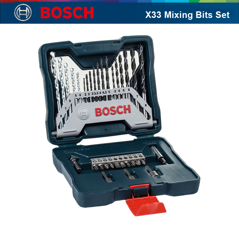 Power Tools Set - Bosch X33 Matkap Ucu Tornavida Ucu