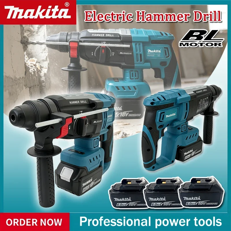 Power Tools Safety - Makita fırçasız elektrikli darbeli matkap 28MM