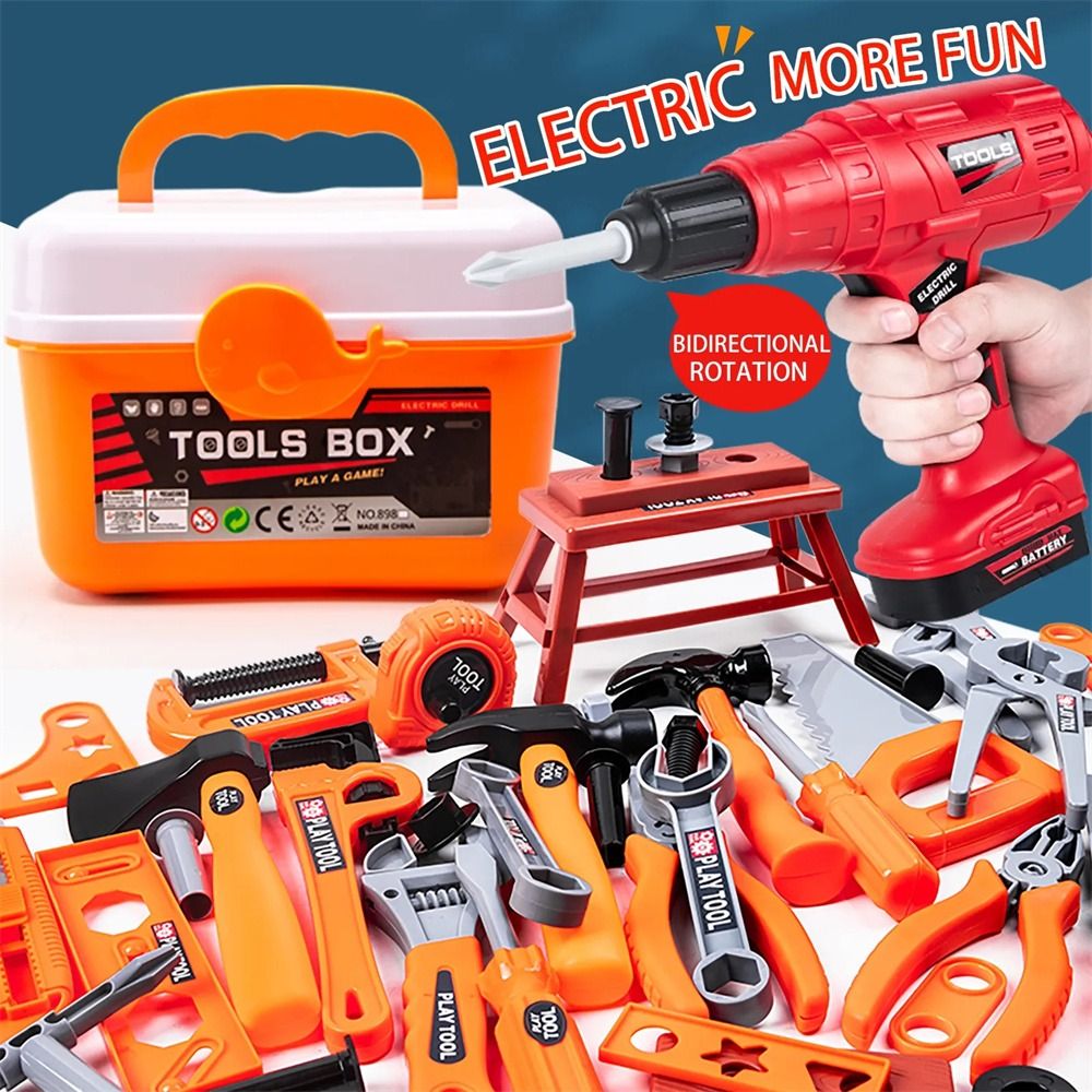 Power Tools And Engineering - Elektrikli Oyuncak Matkap Tamir Aletleri Oyuncaklar