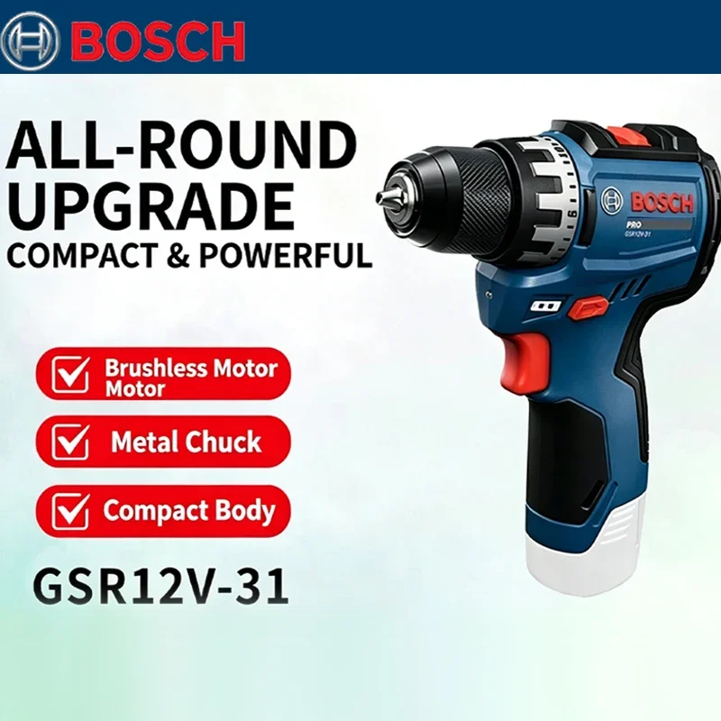 Bosch GSR 12V-31 Fırçasız Elek - Power Tools Safety incelemesi ve fiyatı
