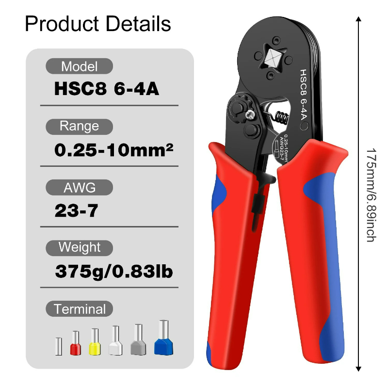 HSC8 6-4A Kablo Pabucu Sıkma A - Power Tools China incelemesi ve fiyatı