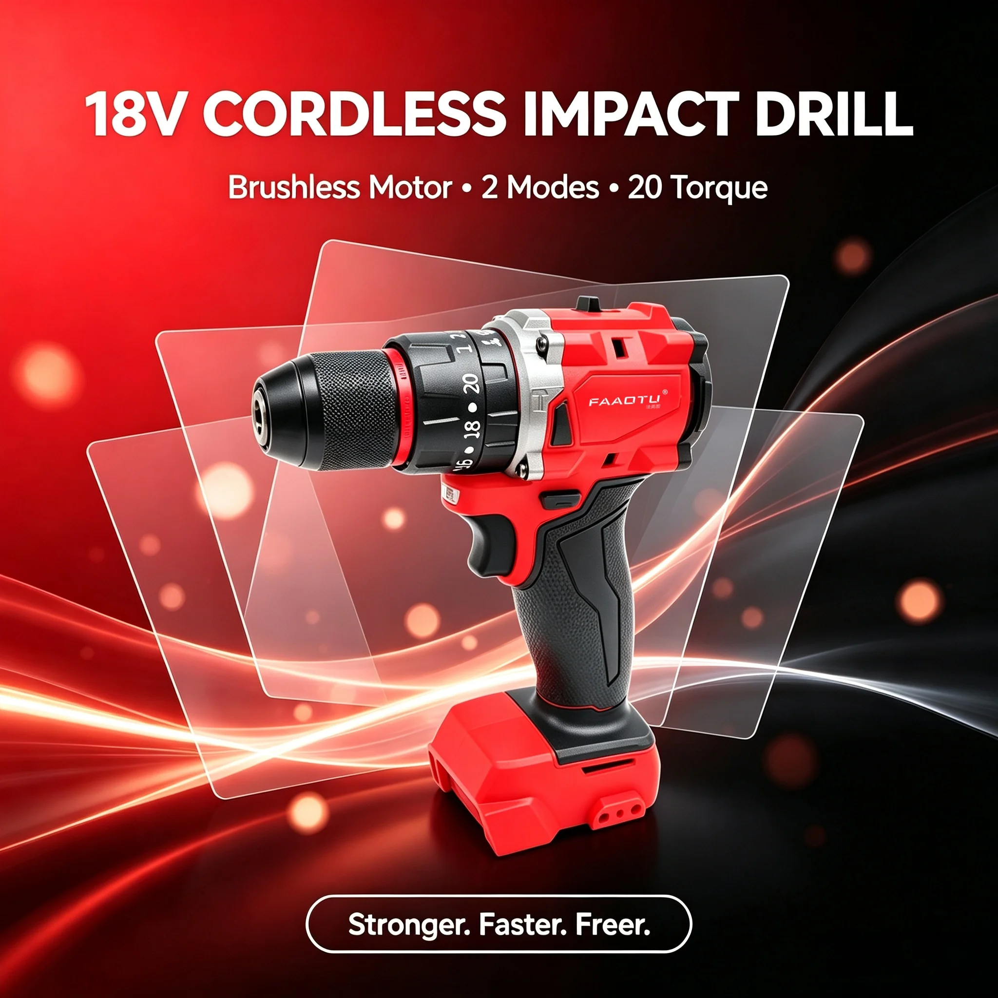 FAAOTU 18V Fırçasız Akülü Darb - Power Tools Set incelemesi ve fiyatı